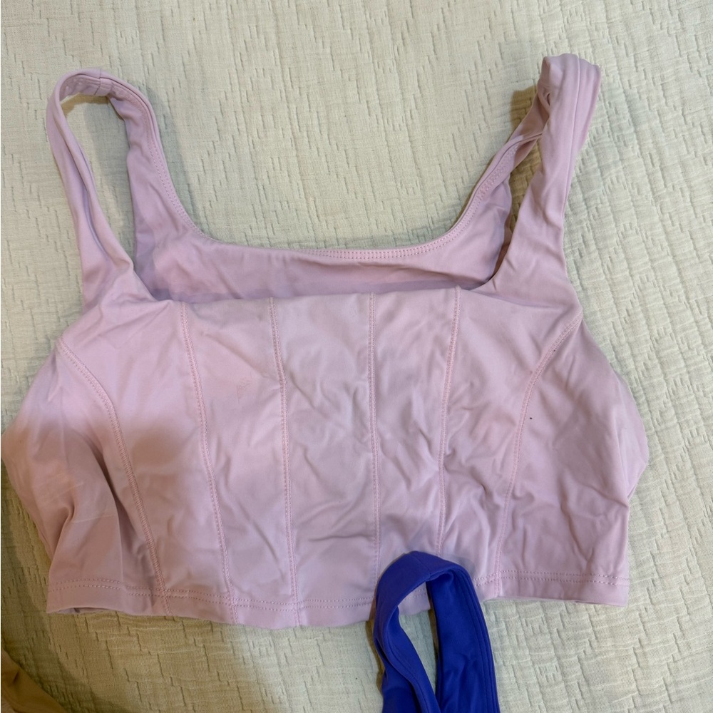 Fabletics Lavender Crop Top